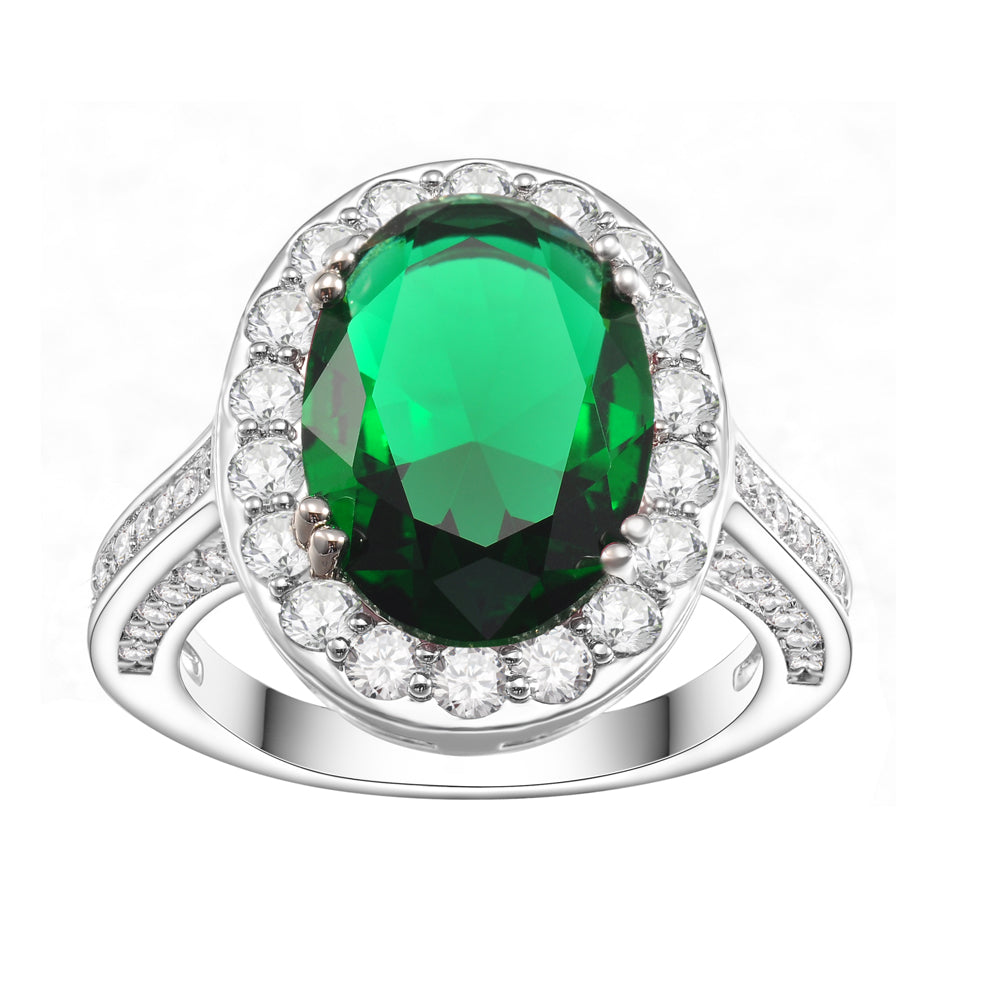 Women's CZ Engagement Bridal Wedding Ring