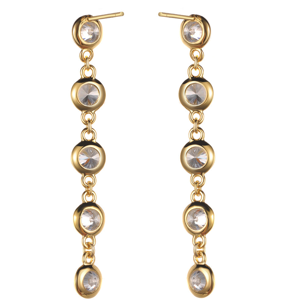 925 Silver Cubic Zirconia Earring