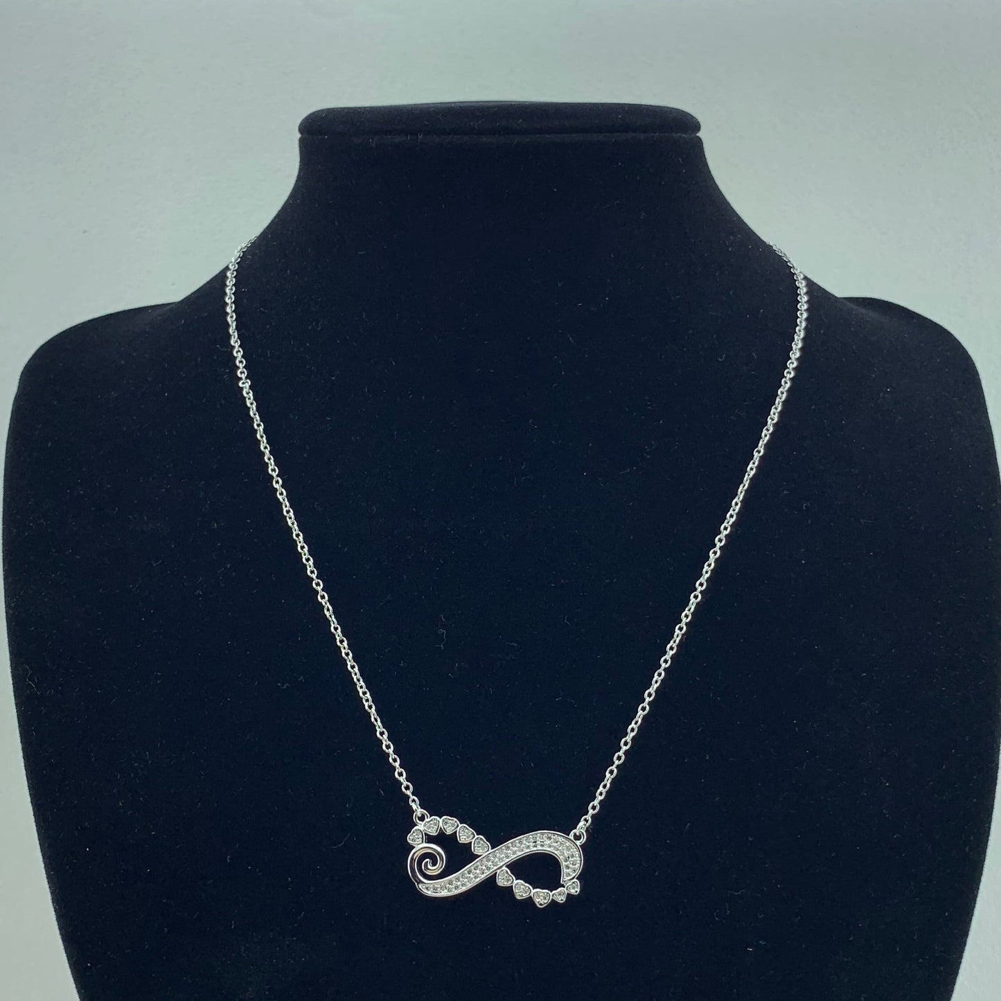 Women's Fashion Infinity CZ Necklace