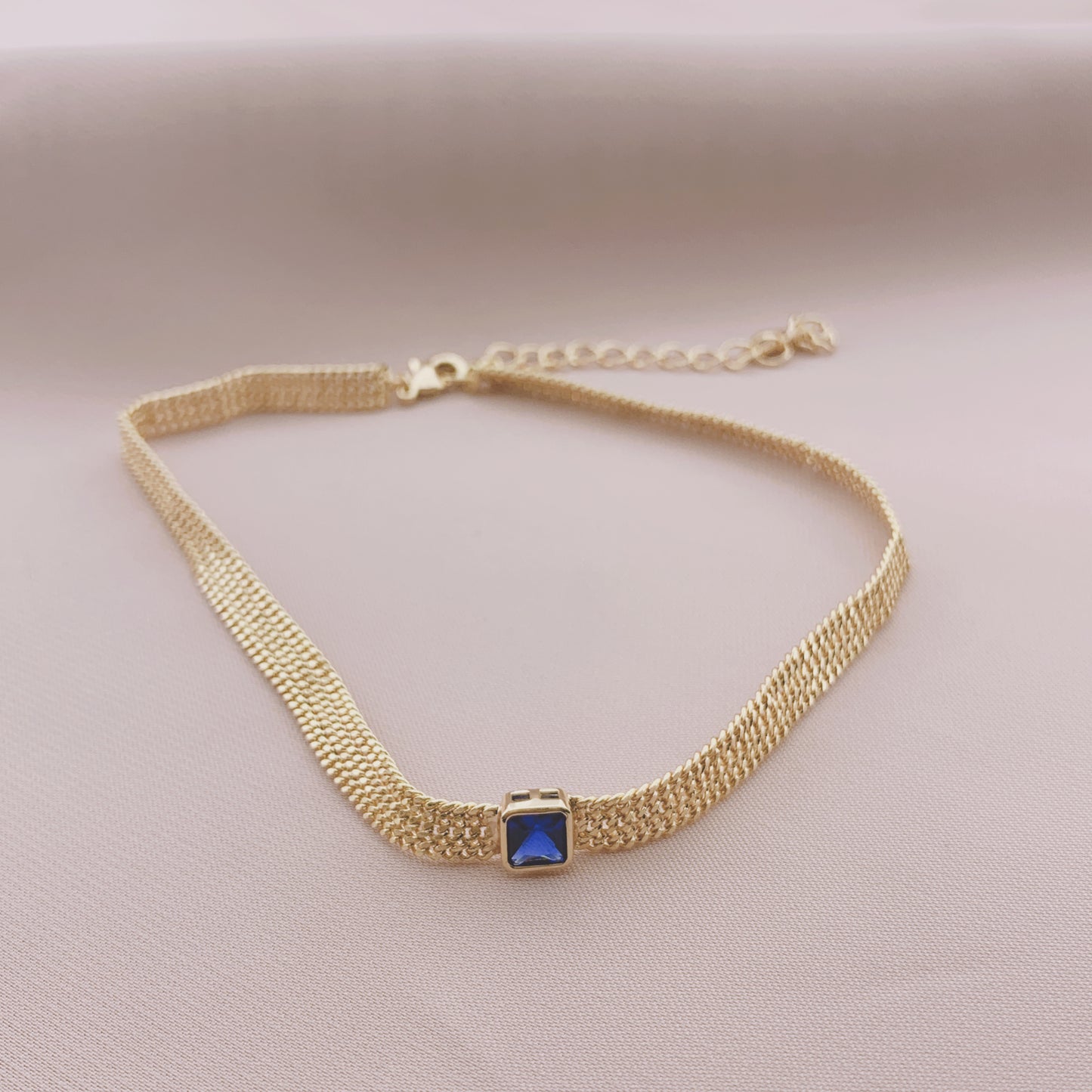 Women's Fashion CZ Choker Necklace