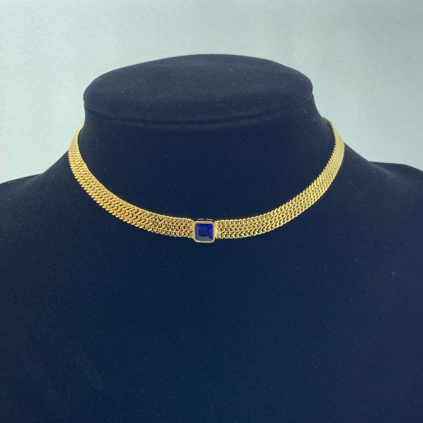 Women's Fashion CZ Choker Necklace