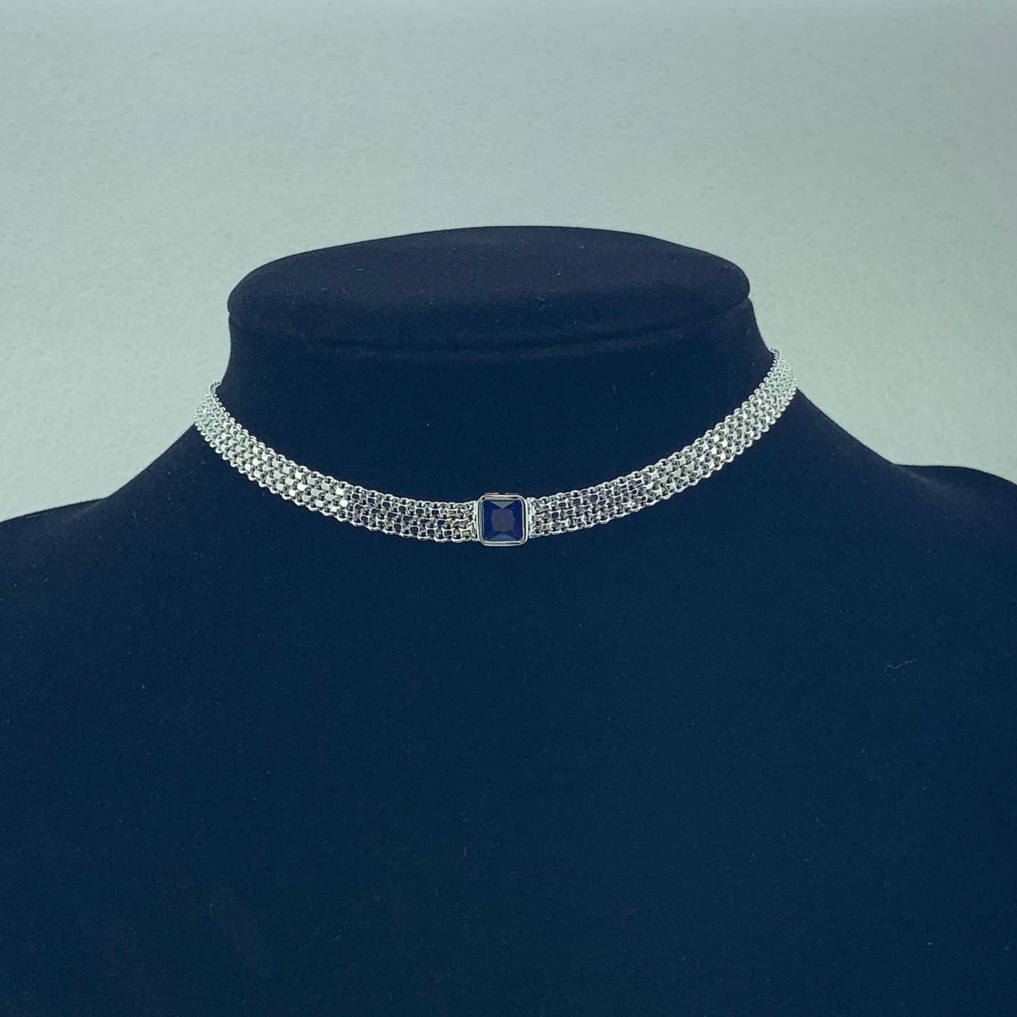 Women's Fashion CZ Choker Necklace