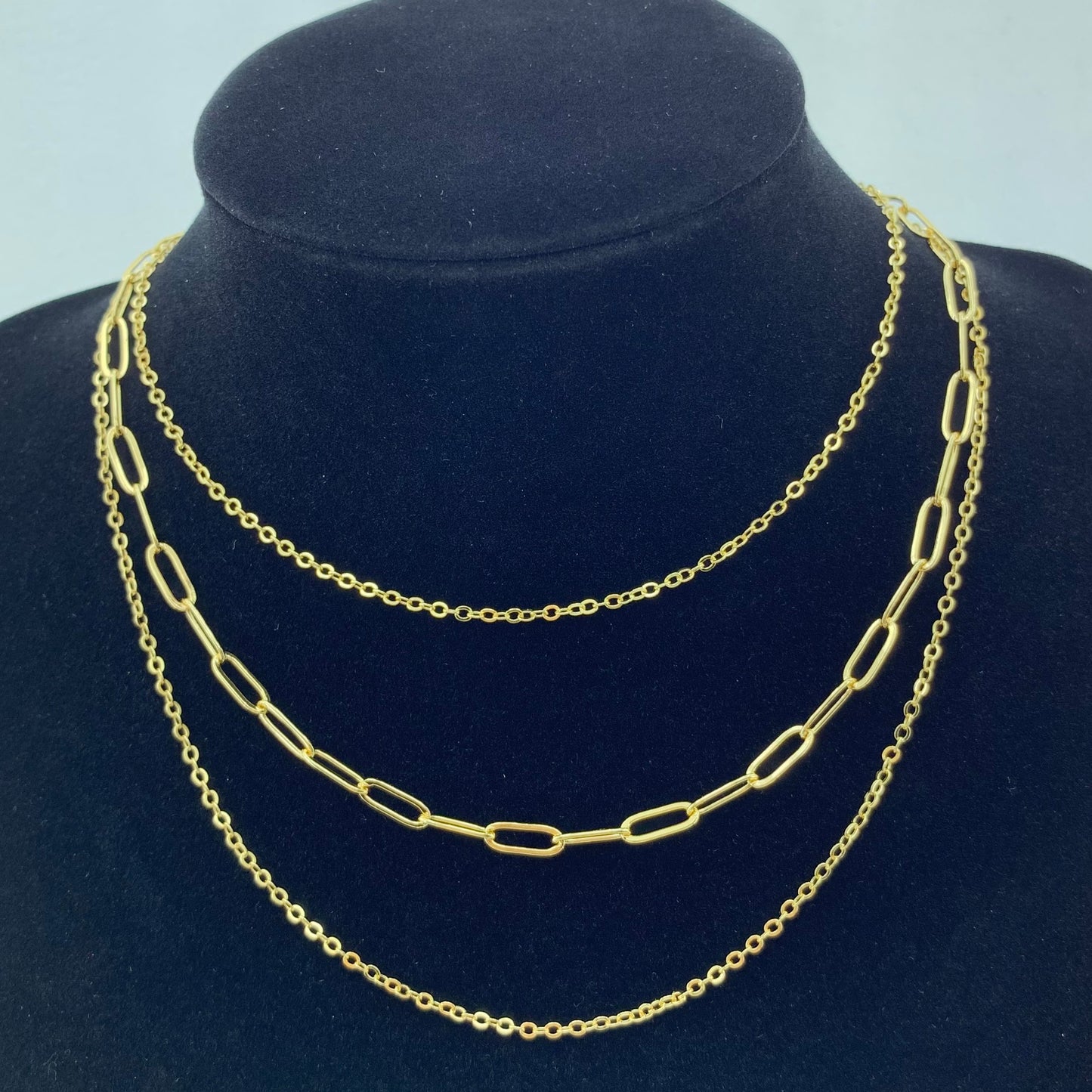 Women's Fashion Multiple Layered Chain Necklace