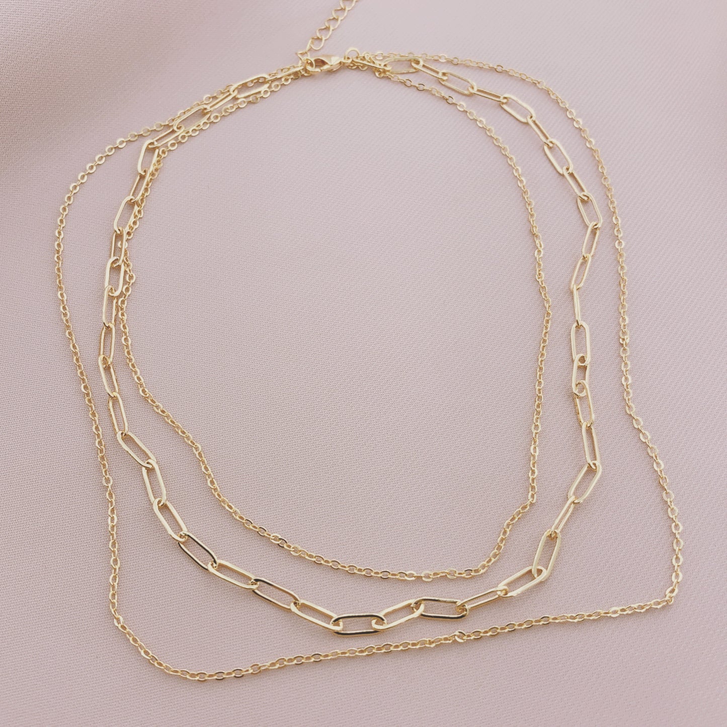 Women's Fashion Multiple Layered Chain Necklace