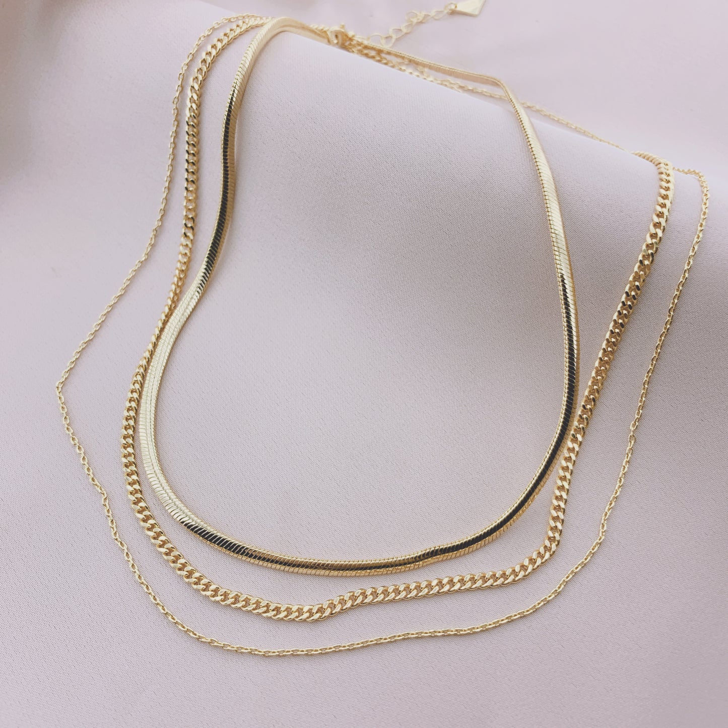 Women's Fashion Multiple Layered Chain Necklace