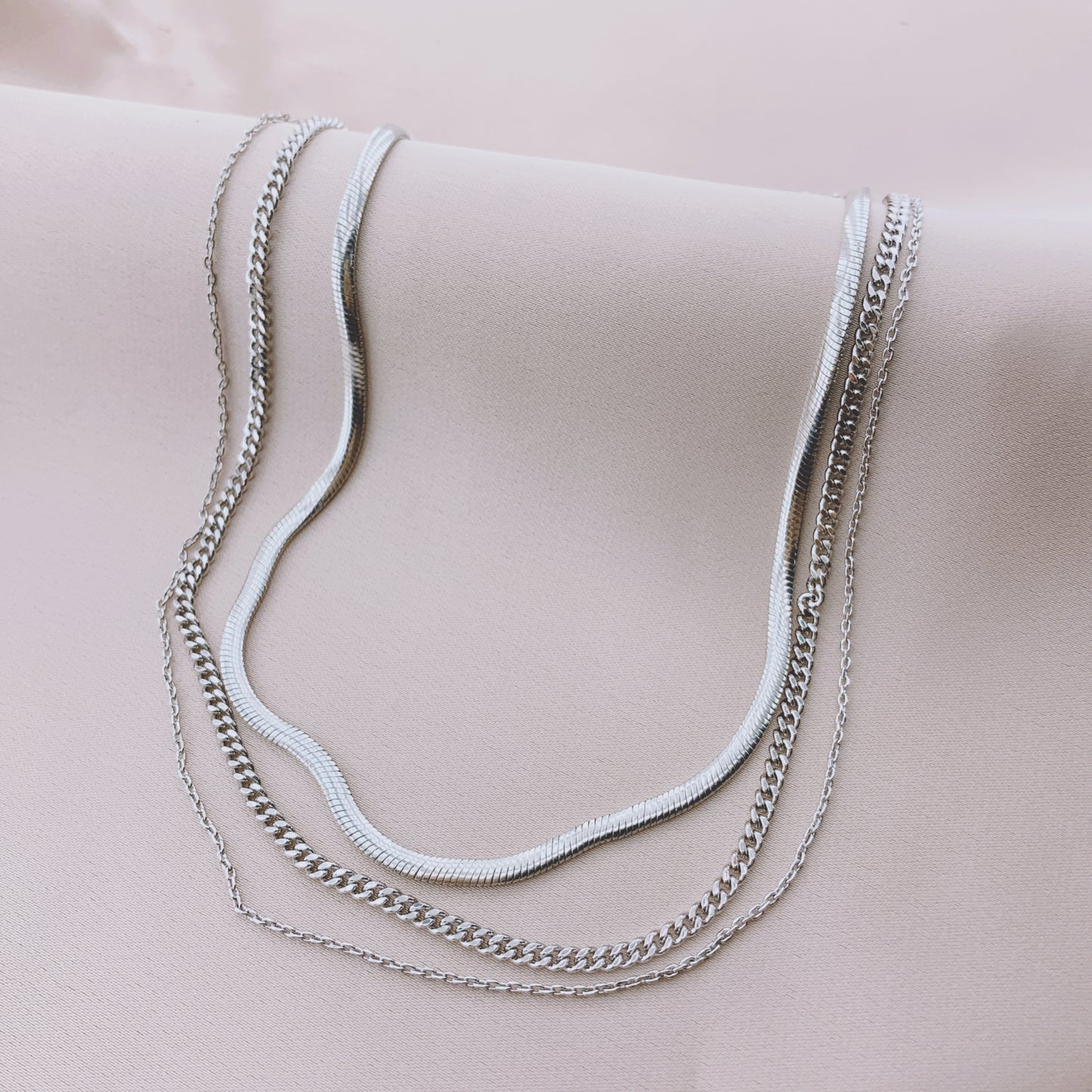 Women's Fashion Multiple Layered Chain Necklace