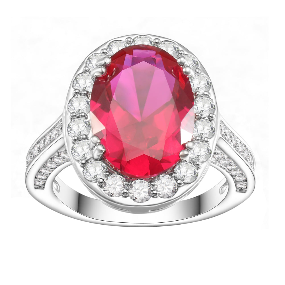 Women's CZ Engagement Bridal Wedding Ring