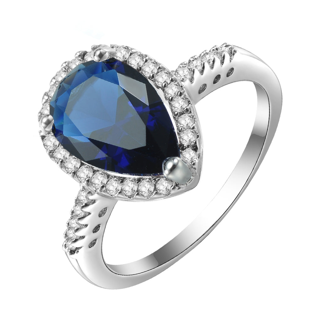 Women's CZ Engagement Bridal Wedding Ring