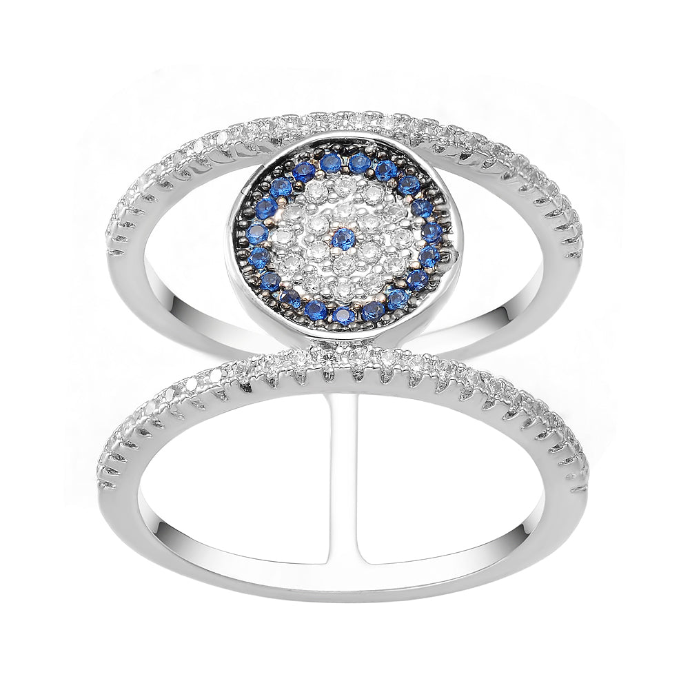 Women's Fashion CZ Evil eye Ring