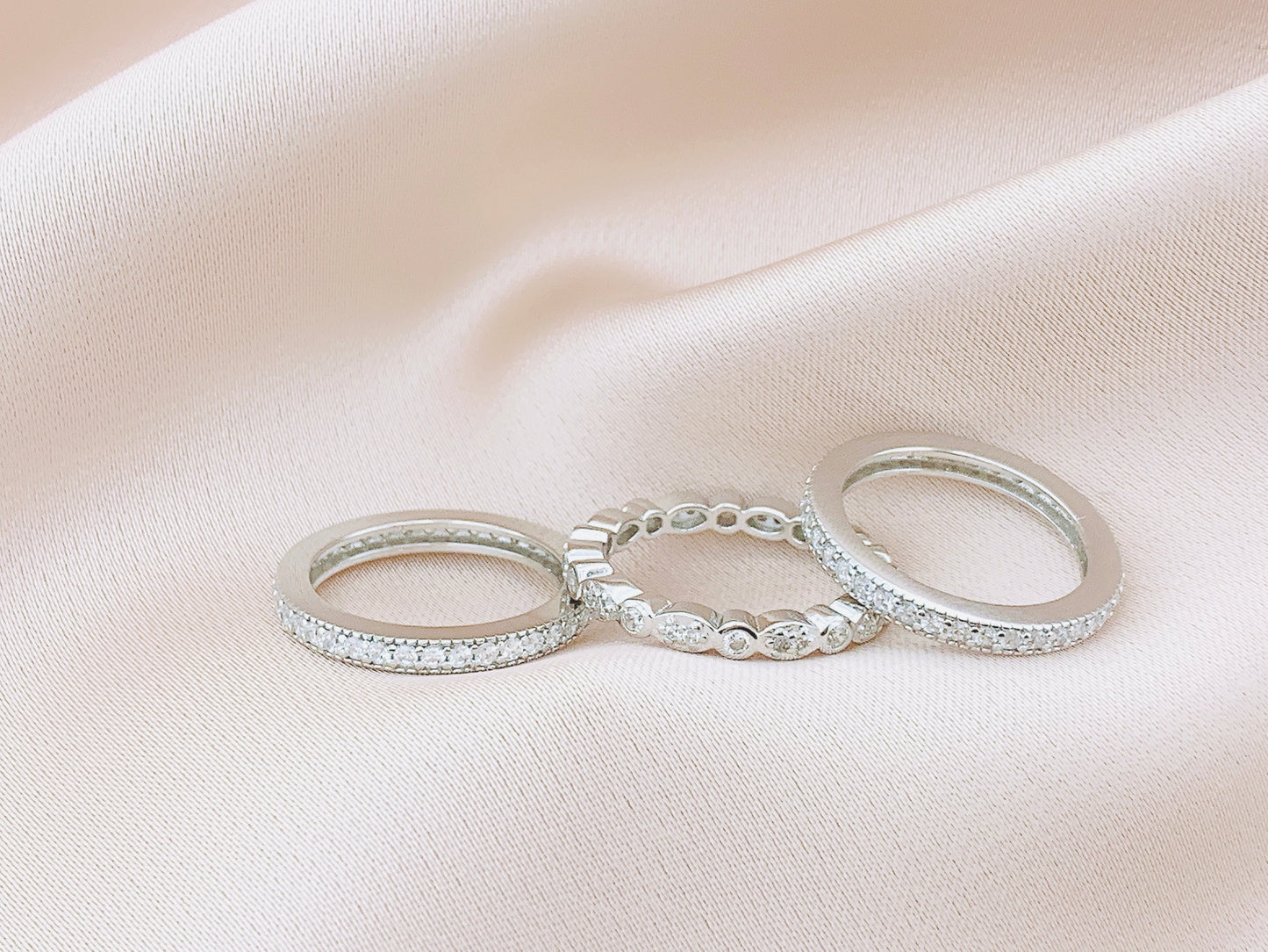 925 Silver Stackable Ring Sets