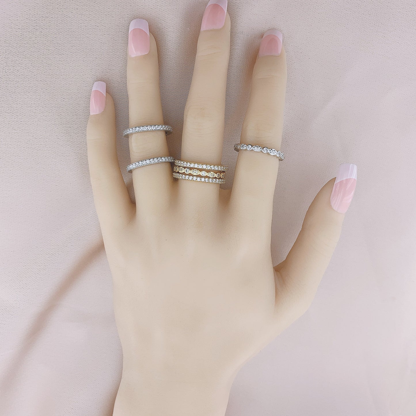 925 Silver Stackable Ring Sets