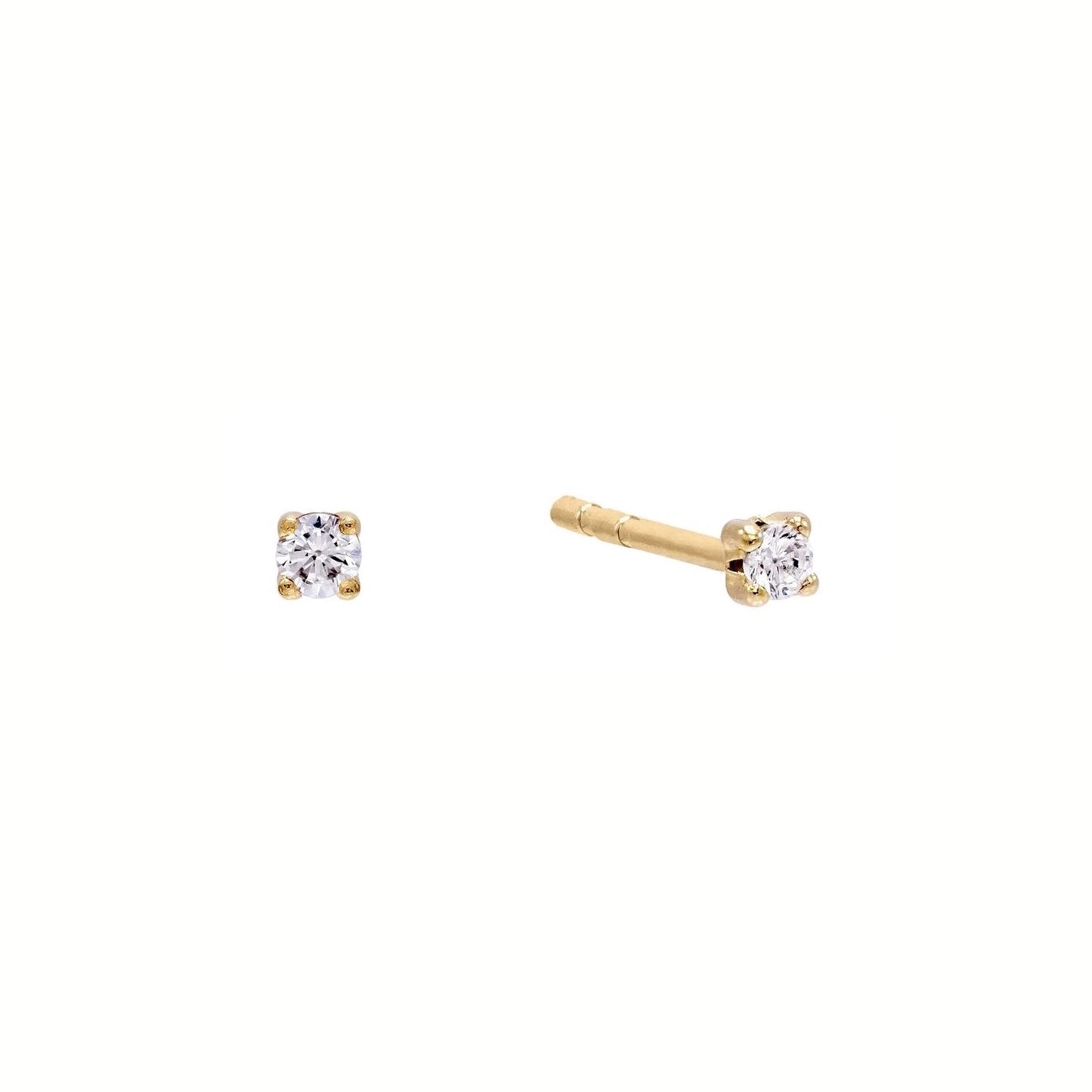 925 Silver CZ Stud Earring