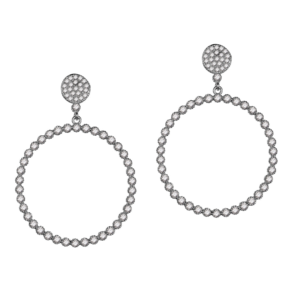 Women's Dangle CZ Earring