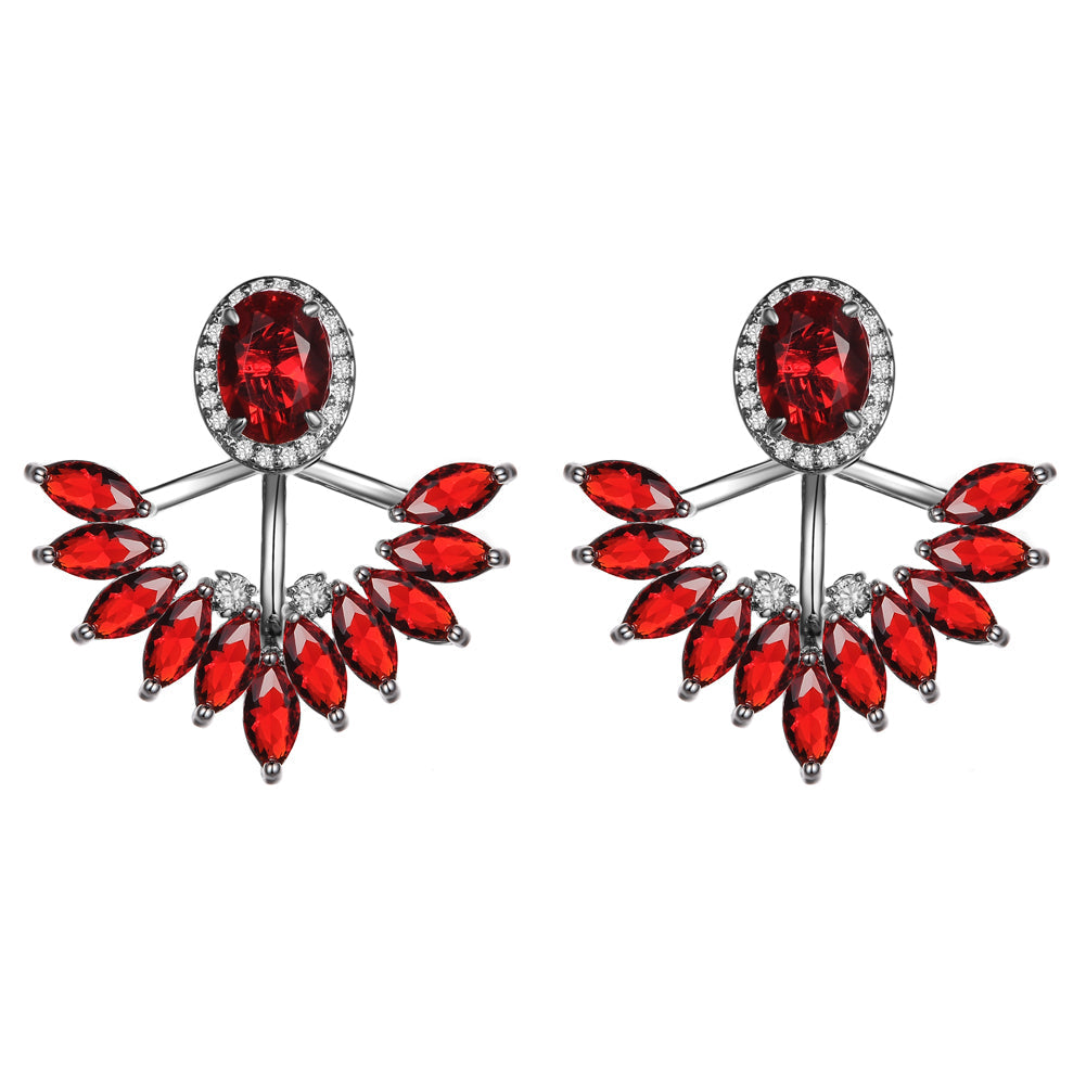 Women's Fashion CZ Earring Jacket