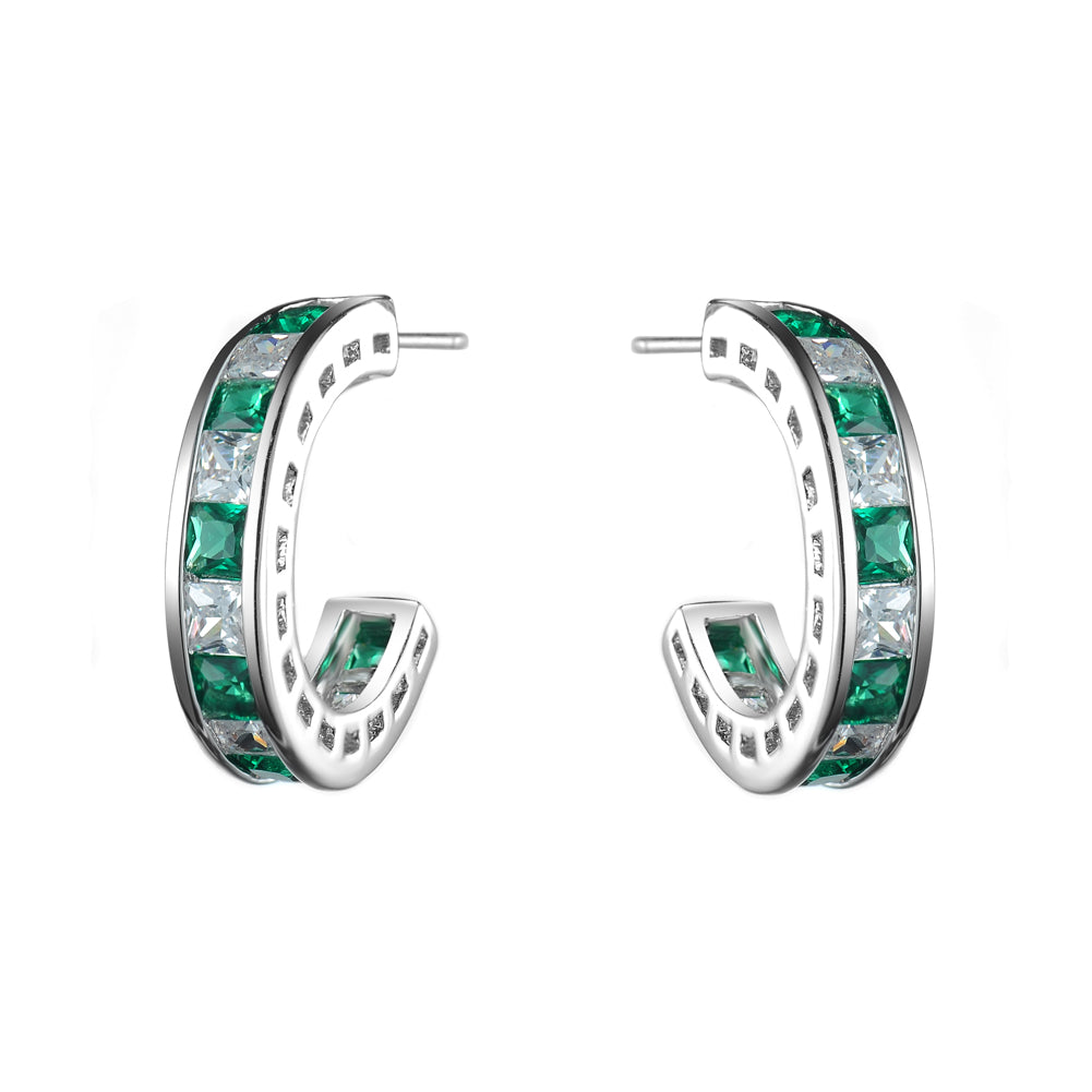 Women's Cubic Zirconia Hoop Earring