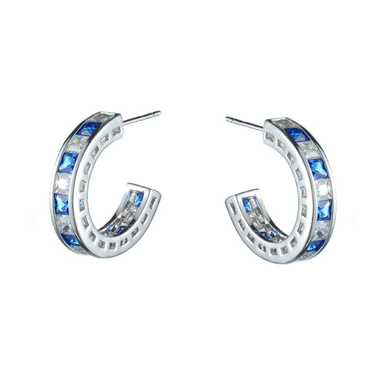 Women's Cubic Zirconia Hoop Earring