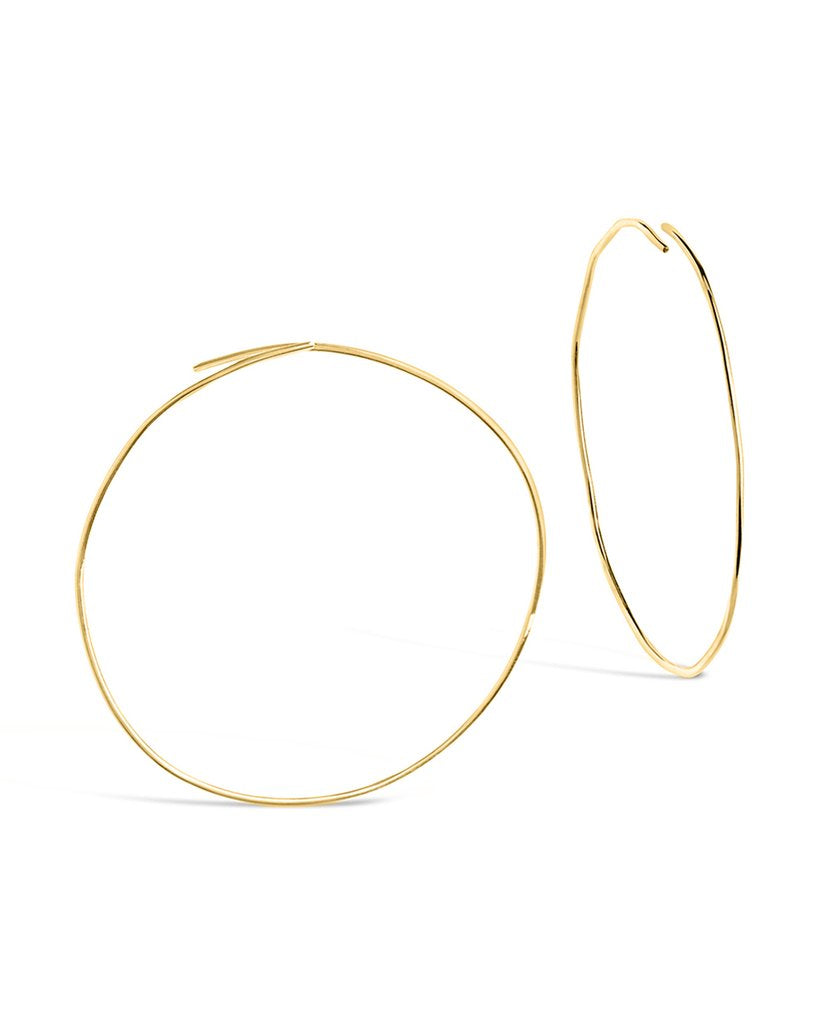 925 Silver Wire Hoop Earring