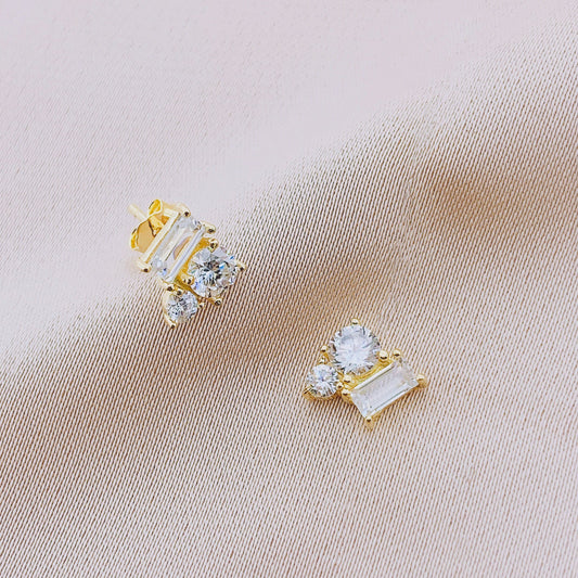 925 Silver CZ Stud Earring