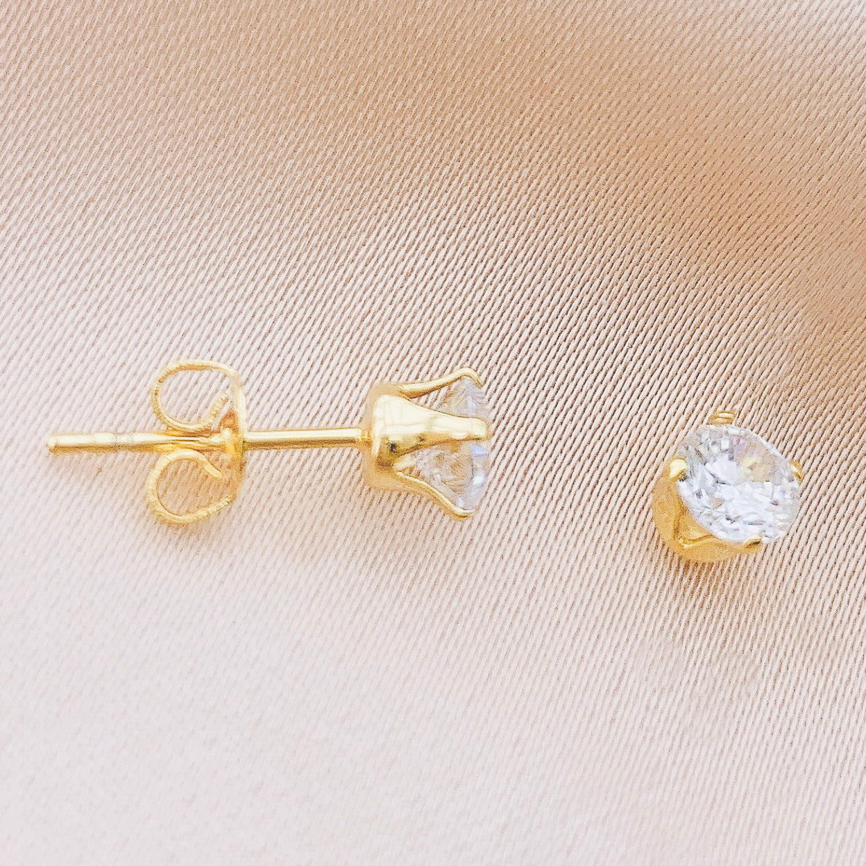 925 Silver CZ Stud Earring