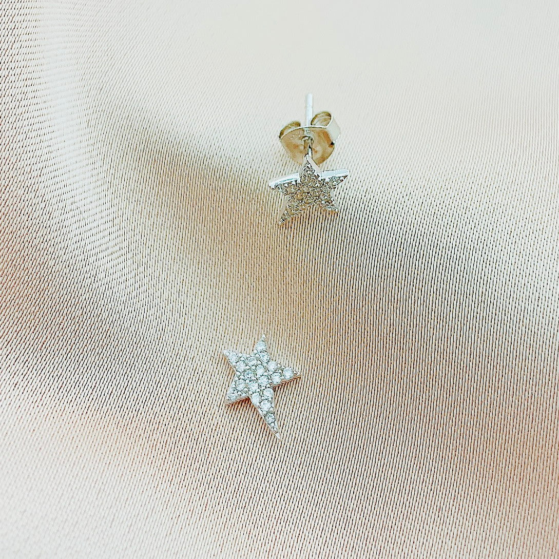 925 Silver CZ Stud Earring