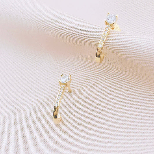 925 Silver CZ Earring