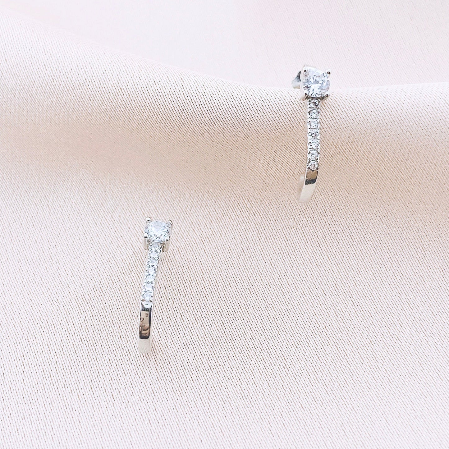 925 Silver CZ Earring