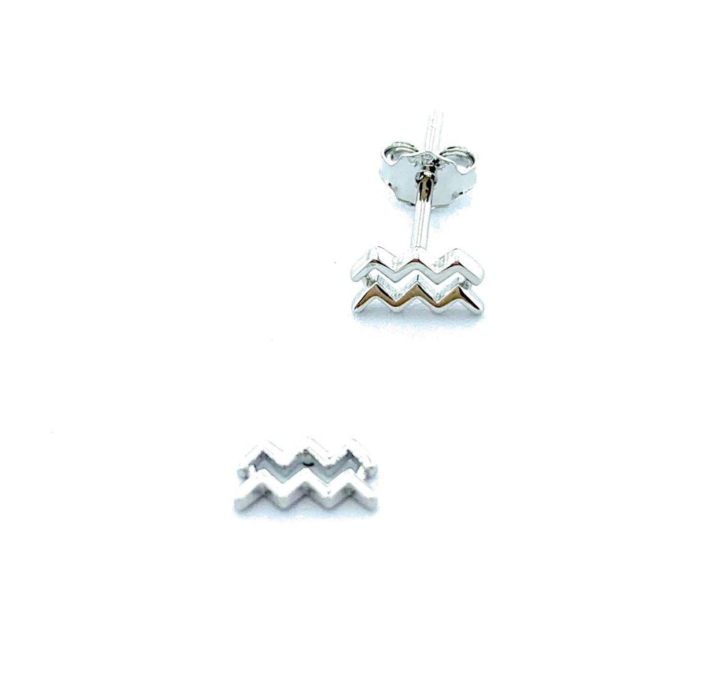 925 Silver Aquarius Stud Constellation Earring