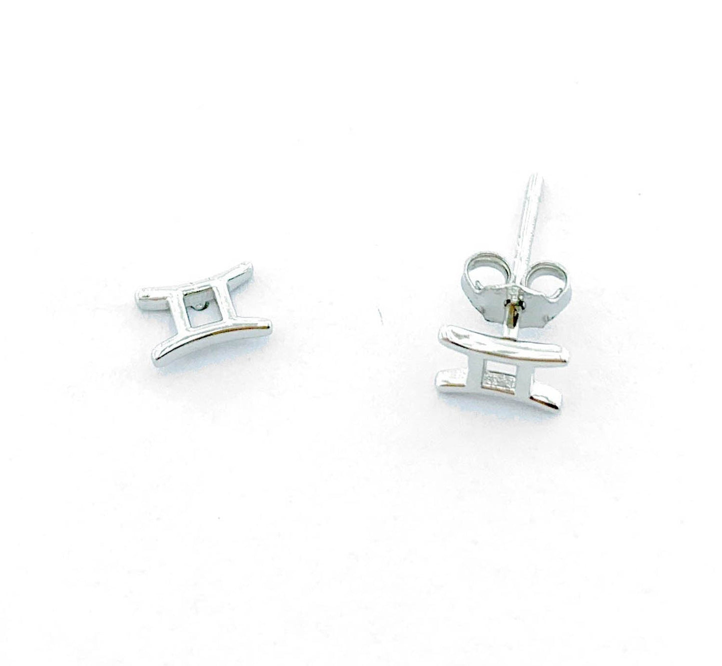 925 Silver Gemini Stud Constellation Earring