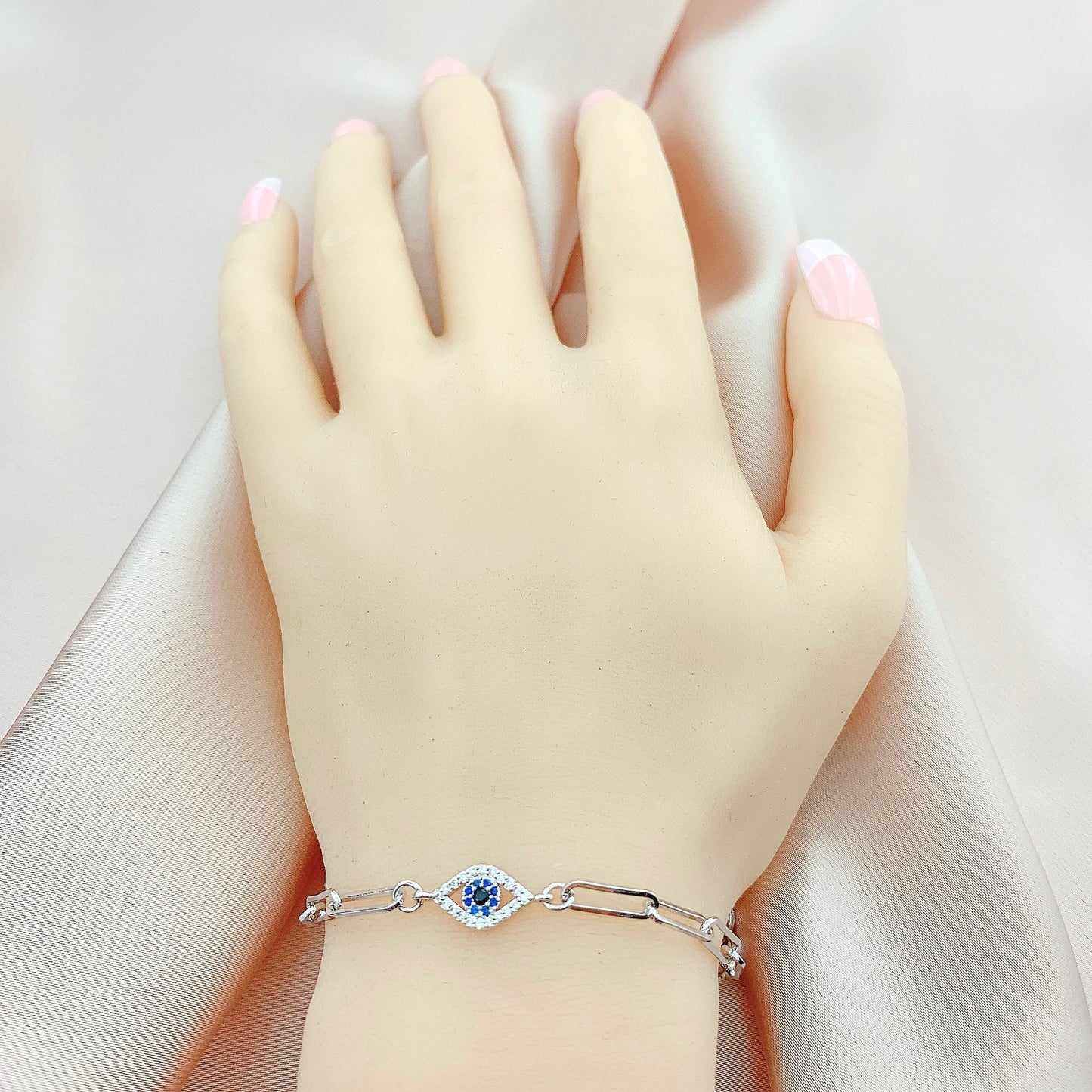 Women's Fashion CZ Evil eye Bracelet