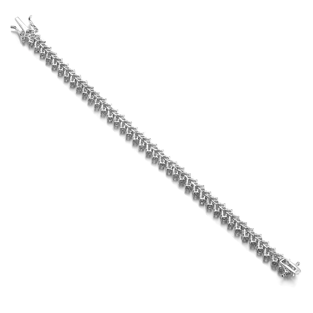 Womens Fashion Cubic Zirconia Bridal Wedding Bracelet