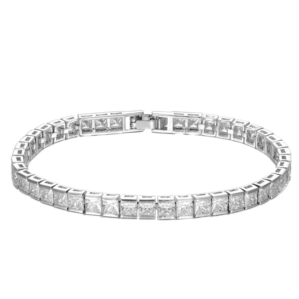 Women's Fashion CZ Cubic Zirconia Bridal Wedding Bracelet