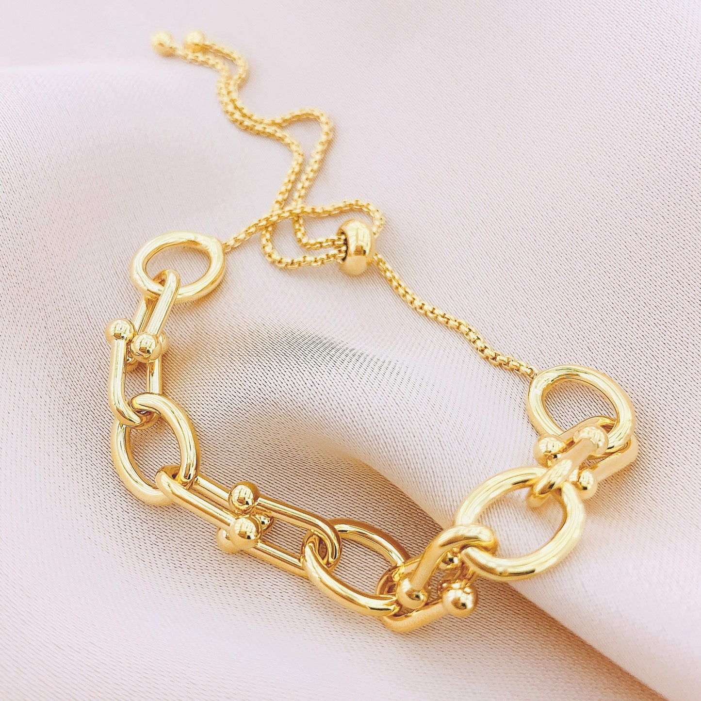 Women's Fashion Adjustable Bolo Chain Bracelet