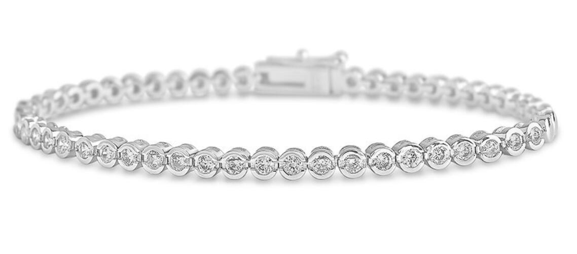 Women's Fashion Round CZ Tennis Bracelet