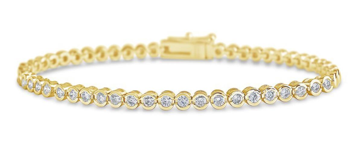 Women's Fashion Round CZ Tennis Bracelet