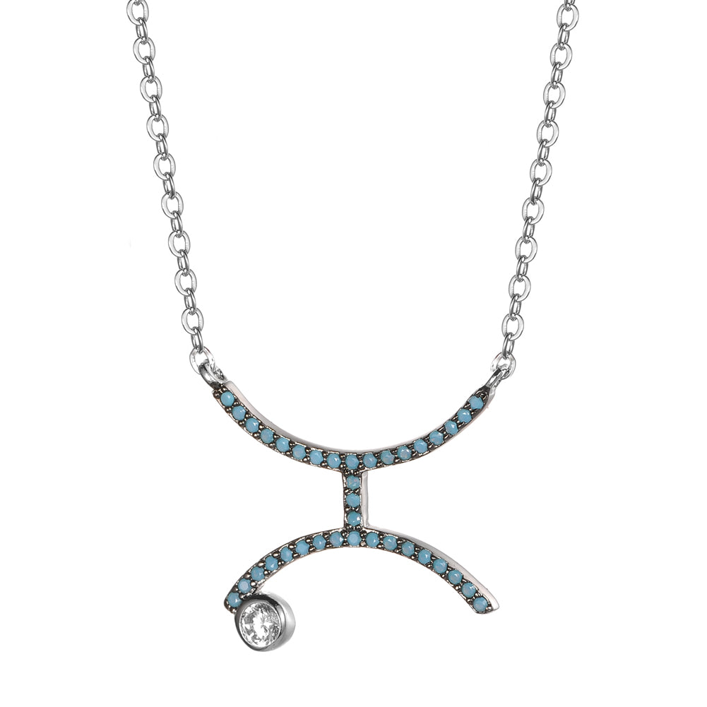 Women's Fashion Constellation CZ Pendant Necklace