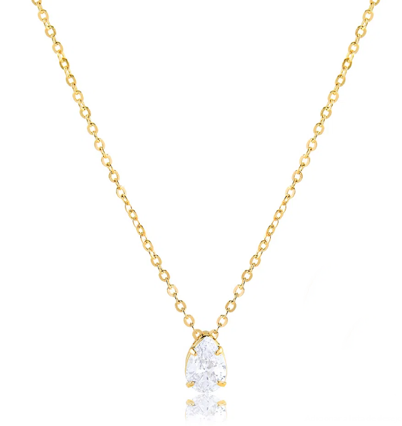 925 Silver CZ Necklace