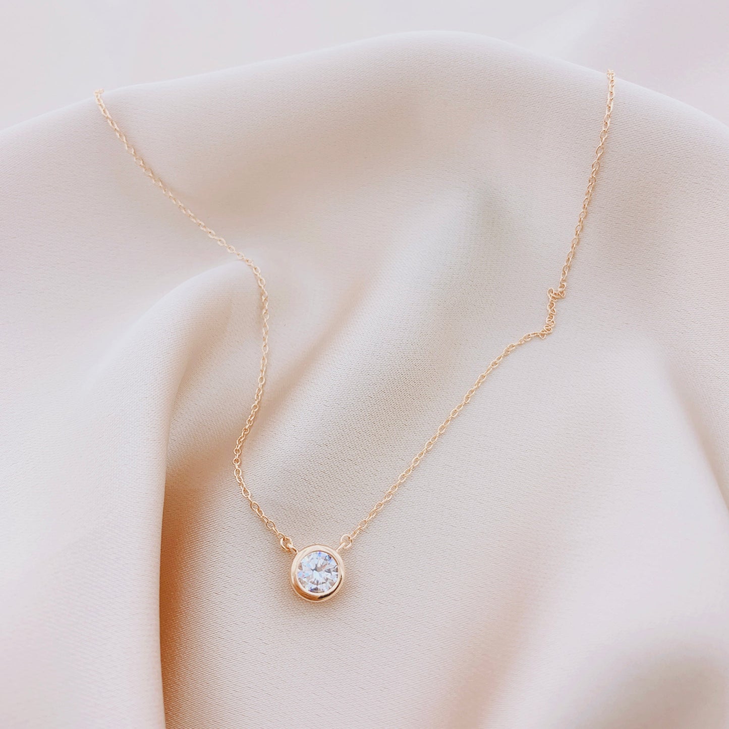 925 Silver CZ Necklace