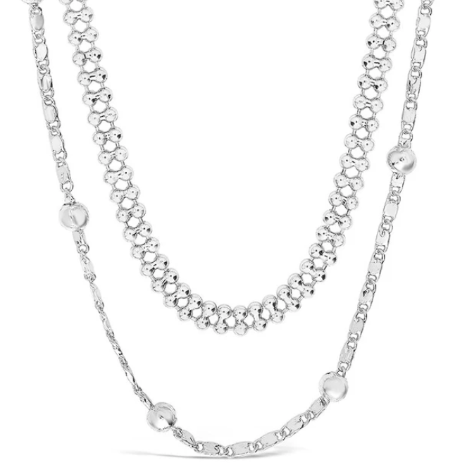 Women's Fashion Double Layered Chain Necklace