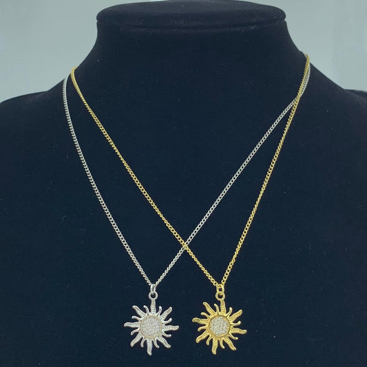 Women's CZ Sunshine Necklace