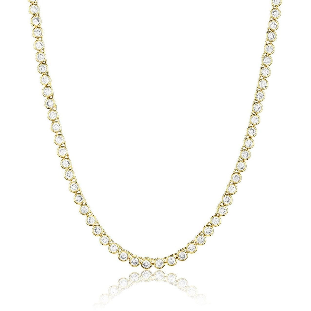 Women's Fashion Tennis CZ Necklace