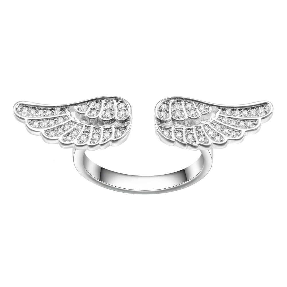 Women's Fashion Angel Wing CZ Jewelry Sets