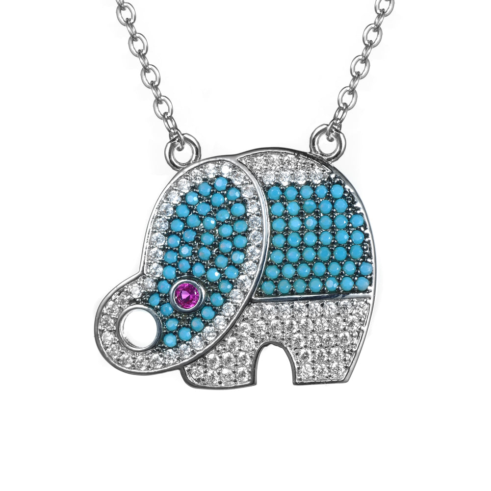 Women's Fashion Elephant CZ Jewelry Sets