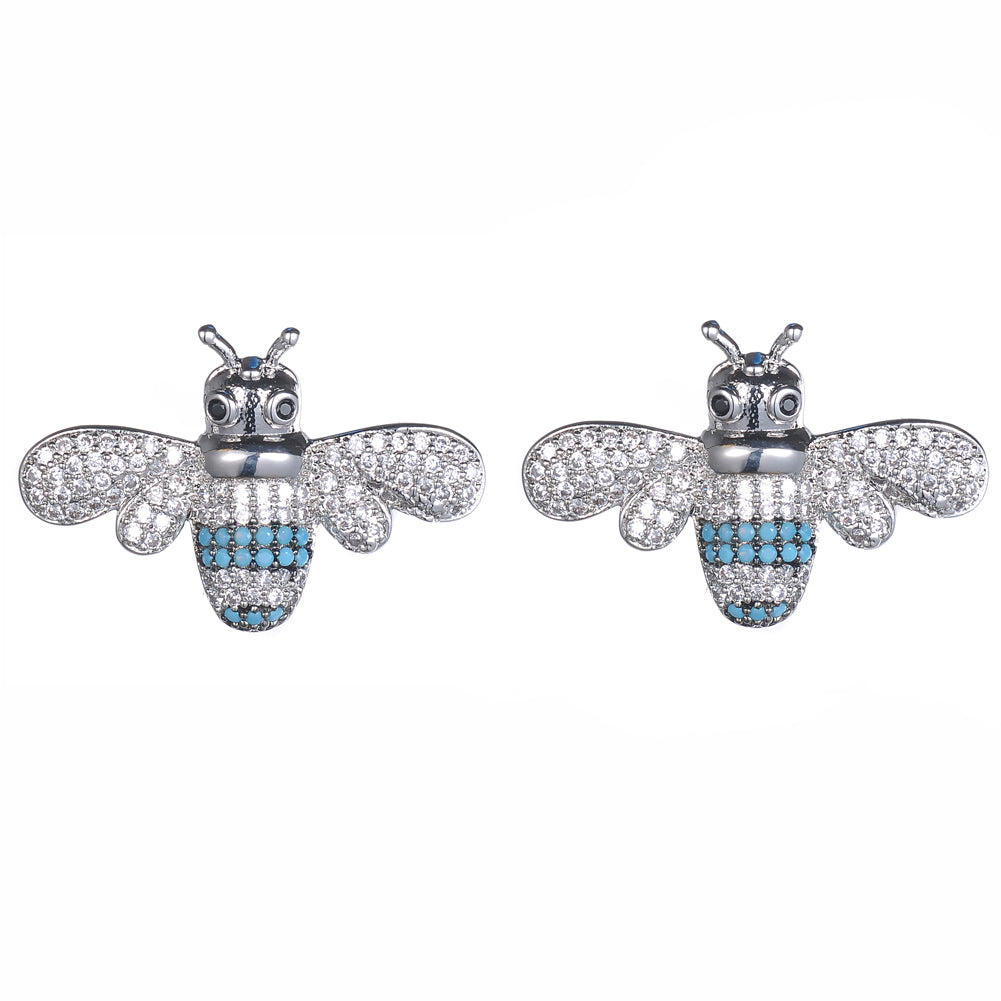 Women's Fashion Animal HoneyBee CZ Jewelry Sets