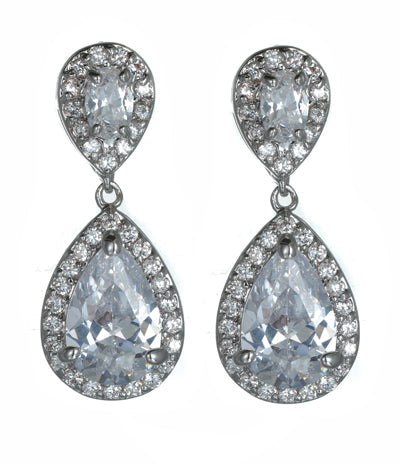 Women's Fashion CZ Bridal Wedding Earring