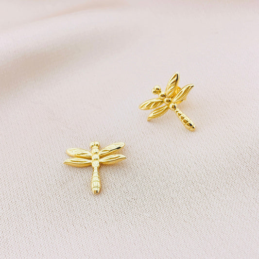 925 Silver Dragonfly Stud Earring