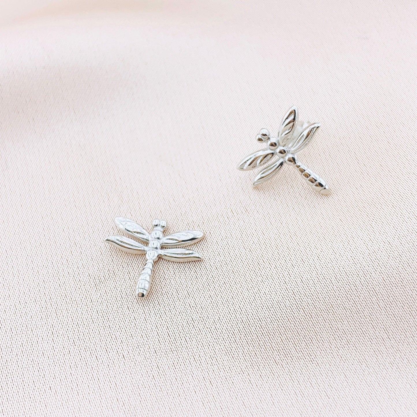 925 Silver Dragonfly Stud Earring