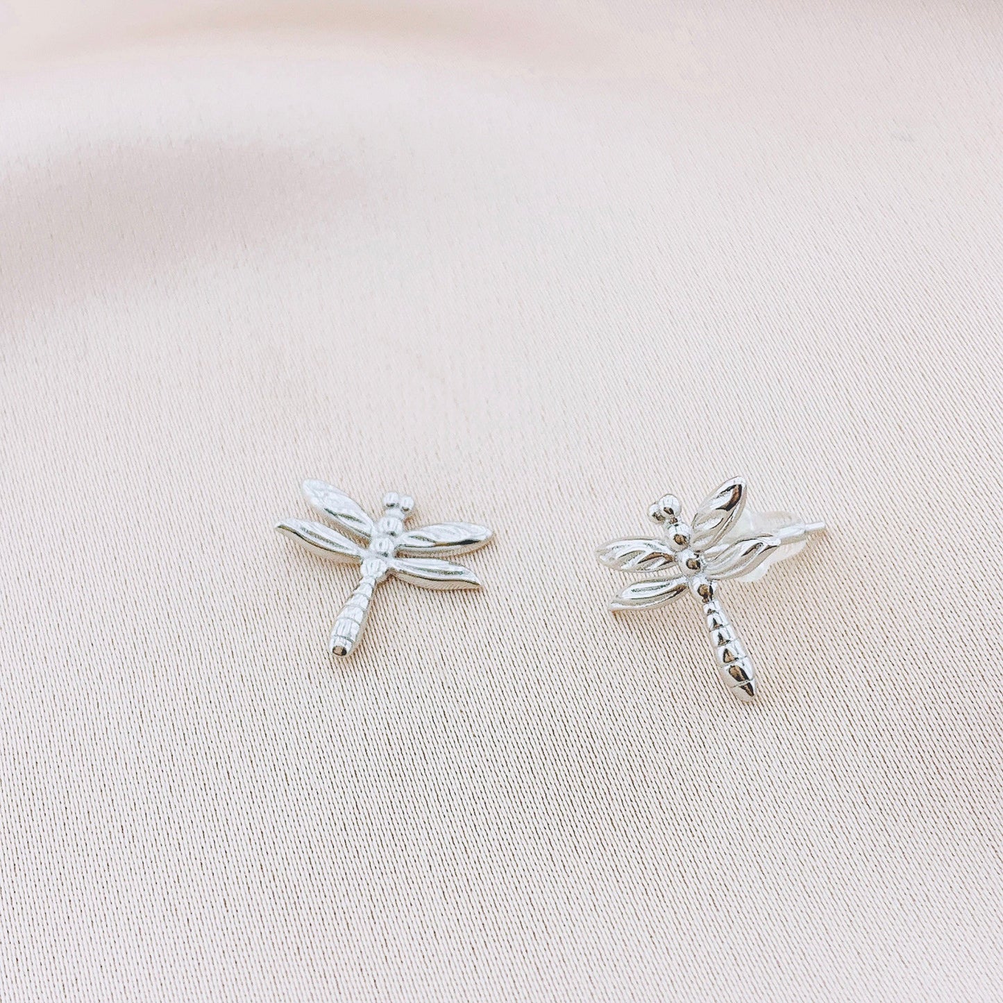 925 Silver Dragonfly Stud Earring