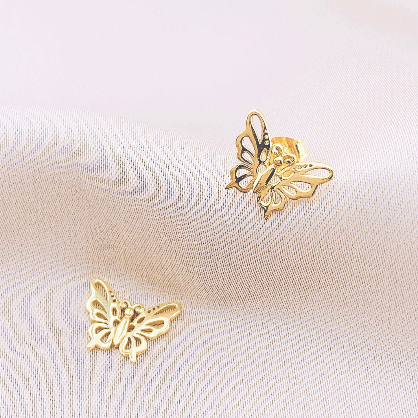 925 Silver Butterfly Stud Earring