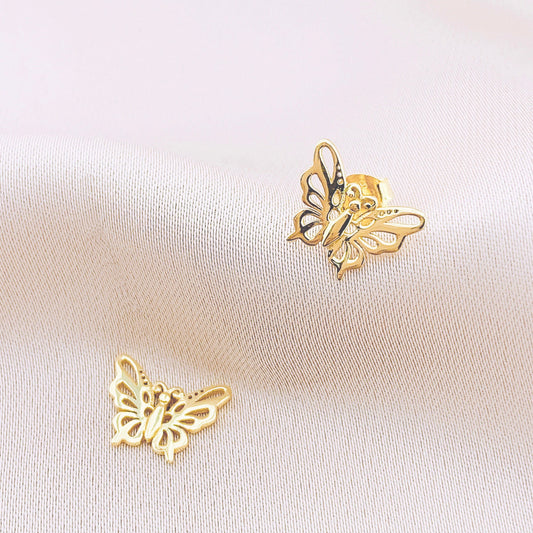 925 Silver Butterfly Stud Earring