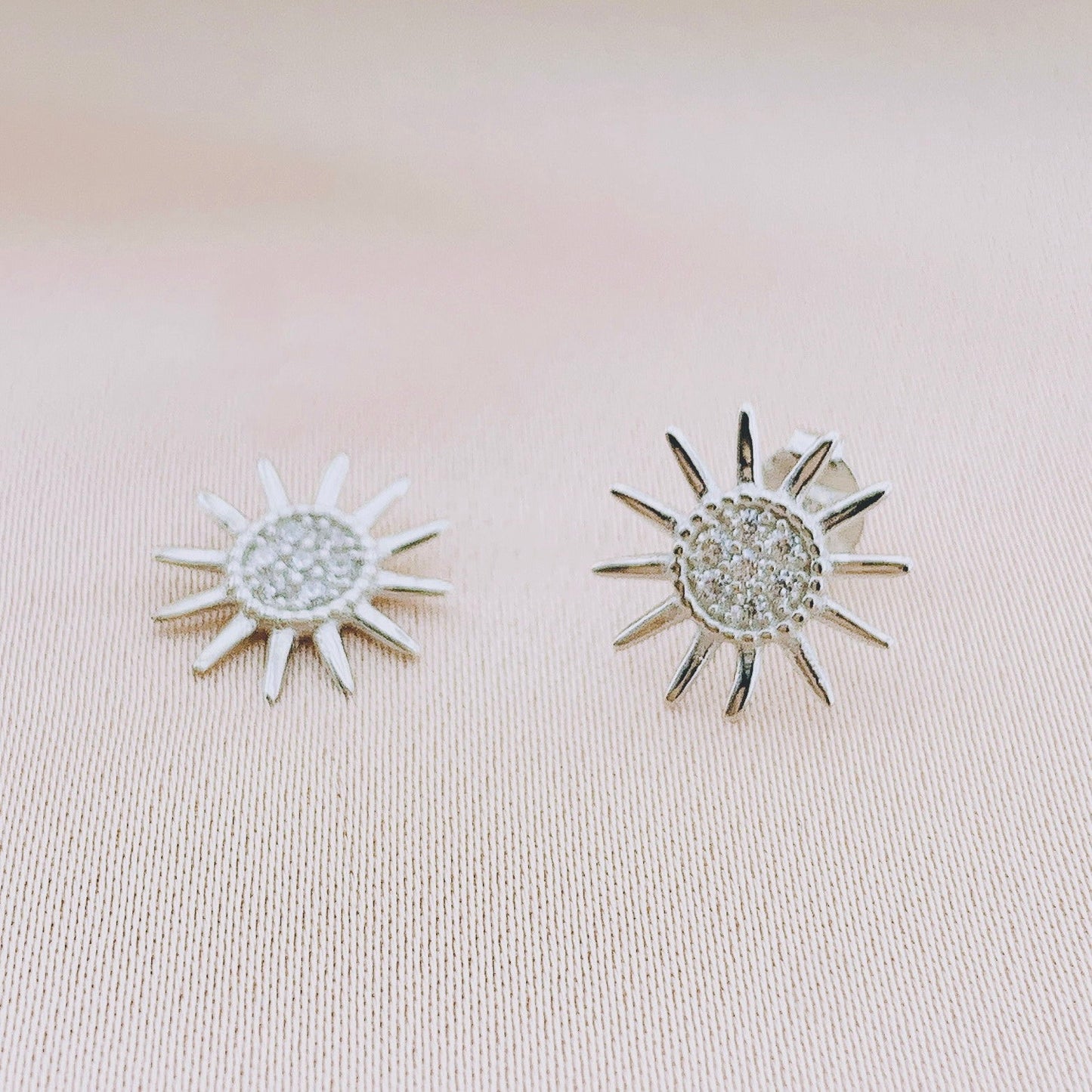 925 Silver Sunshine Stud Earring